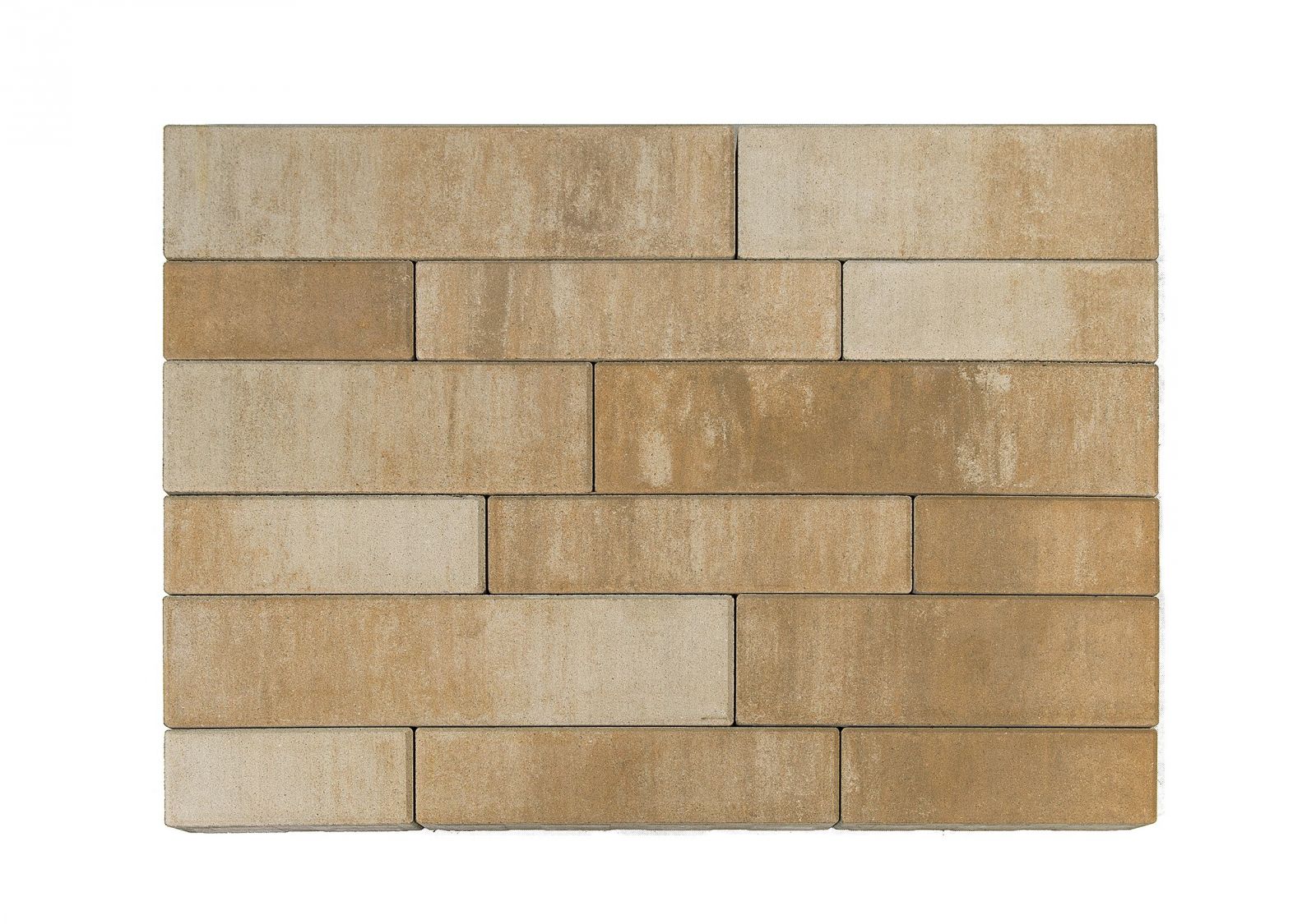 Тротуарная плитка BRAER II «Домино» Color Mix «ПЛАТО»